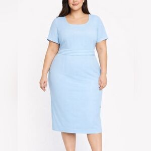 Preston & York Light Blue Pencil Sheath Dress